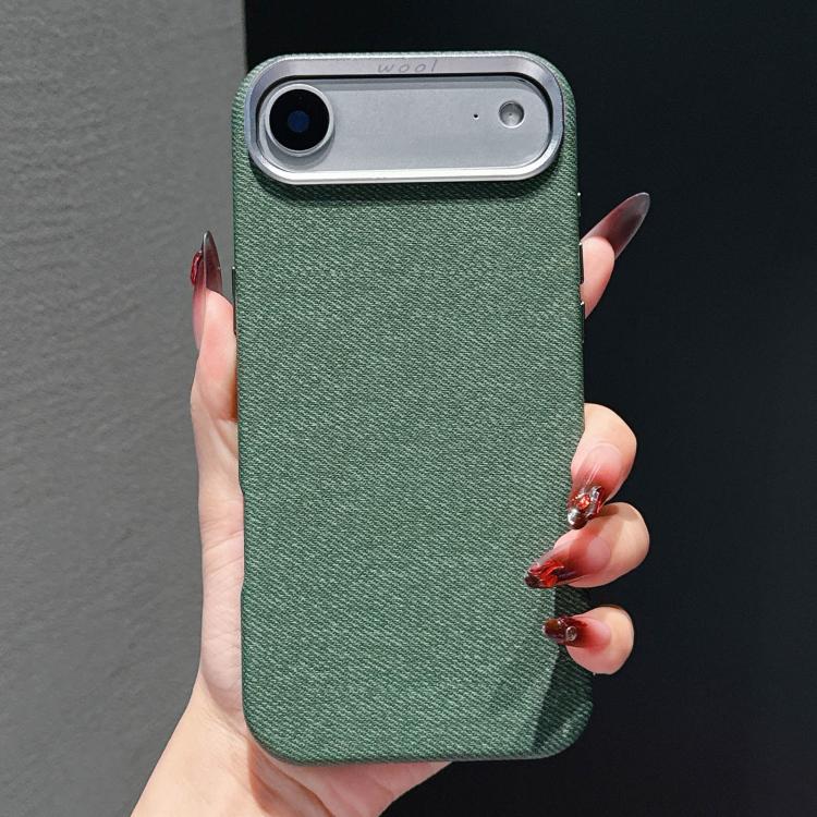 Custodia magnetica per telefono a copertura totale in tessuto di lana e lino, For iPhone 17 Pro Max, For iPhone 17 Pro, For iPhone 17, For iPhone Air