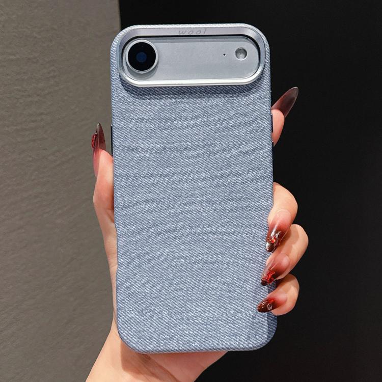 Custodia magnetica per telefono a copertura totale in tessuto di lana e lino, For iPhone 17 Pro Max, For iPhone 17 Pro, For iPhone 17, For iPhone Air