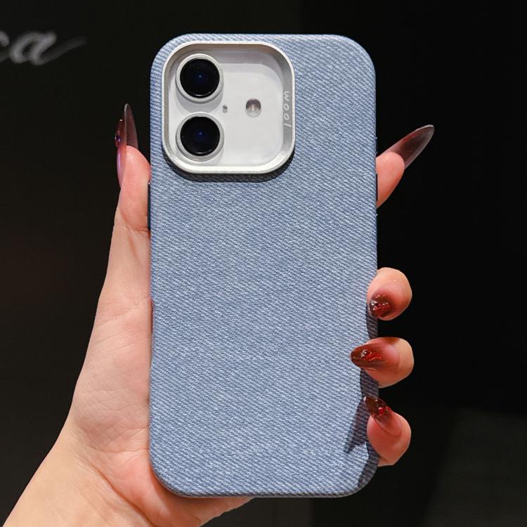 Custodia magnetica per telefono a copertura totale in tessuto di lana e lino, For iPhone 16 Pro Max, For iPhone 16 Pro, For iPhone 16 Plus, For iPhone 16