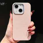 Custodia magnetica per telefono a copertura totale in tessuto di lana e lino, For iPhone 15 Pro Max, For iPhone 15 Pro, For iPhone 15 Plus, For iPhone 15