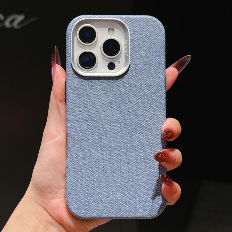 Custodia magnetica per telefono a copertura totale in tessuto di lana e lino, For iPhone 14, For iPhone 14 Pro, For iPhone 14 Pro Max