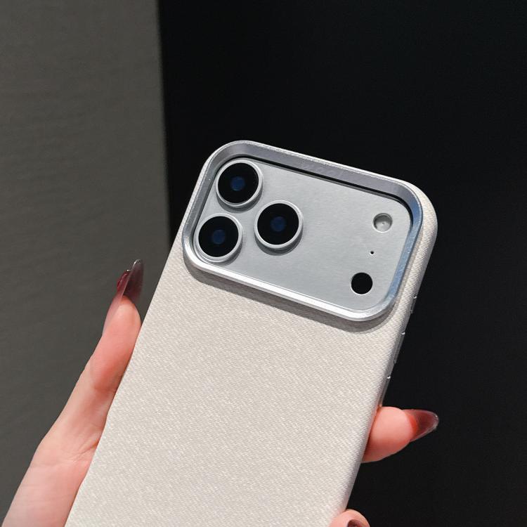Custodia magnetica per telefono a copertura totale in tessuto di lana e lino, For iPhone 15 Pro Max, For iPhone 15 Pro, For iPhone 15 Plus, For iPhone 15