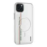 Custodia magnetica in ecopelle con texture a rombi per smartphone