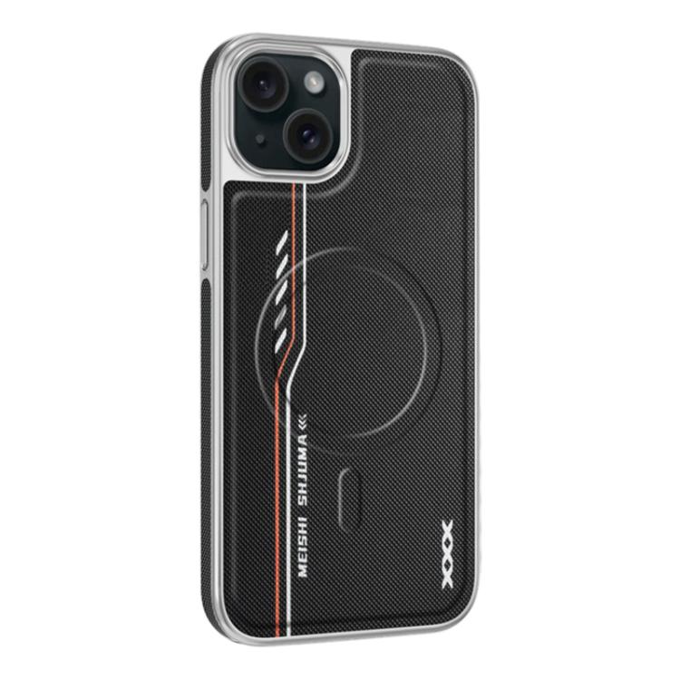 Custodia magnetica in ecopelle con texture a rombi per smartphone