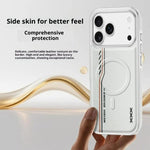 Custodia magnetica in ecopelle con texture a rombi per smartphone