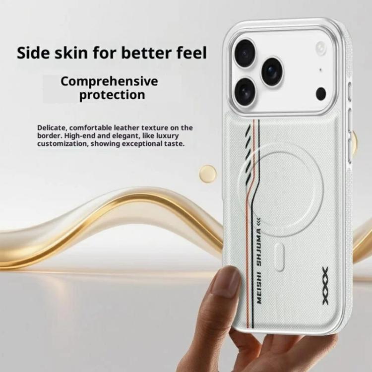 Custodia magnetica in ecopelle con texture a rombi per smartphone