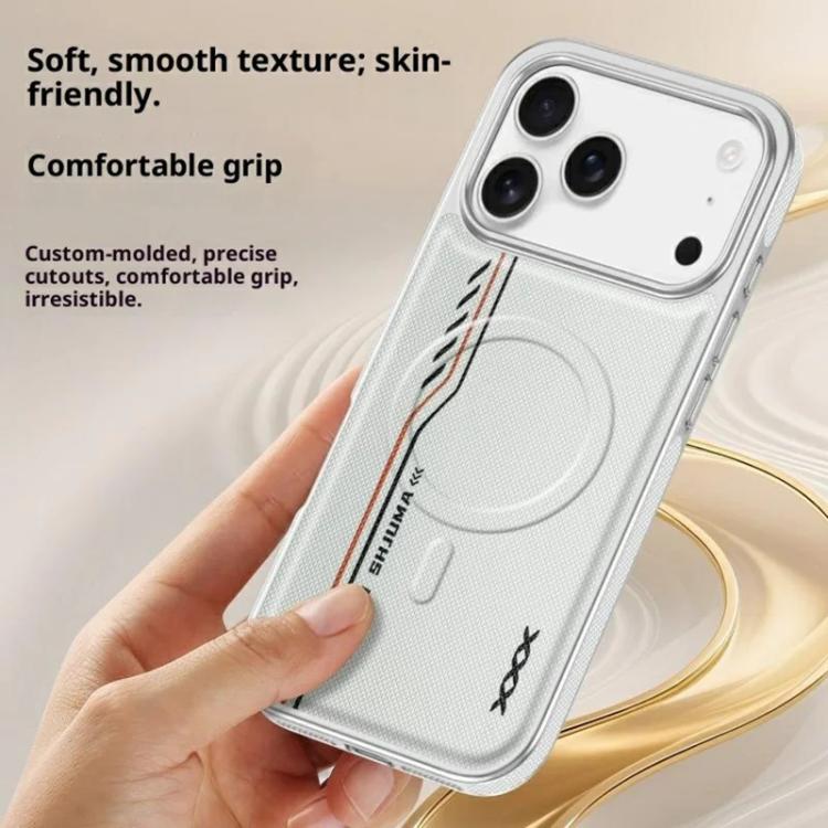 Custodia magnetica in ecopelle con texture a rombi per smartphone