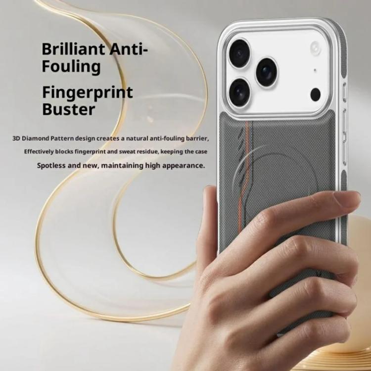 Custodia magnetica in ecopelle con texture a rombi per smartphone