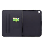 Custodia per tablet smart in ecopelle con filo da cucito Voltage, For iPad 9.7 2018 / 2017