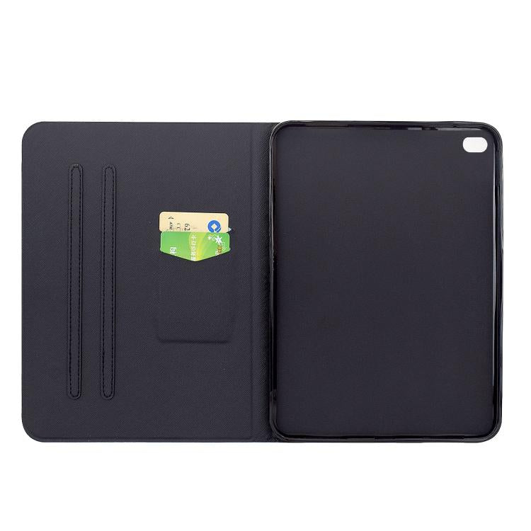 Custodia per tablet smart in ecopelle con filo da cucito Voltage, For iPad 9.7 2018 / 2017