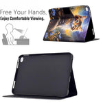 Custodia per tablet smart in ecopelle con filo da cucito Voltage, For iPad 9.7 2018 / 2017