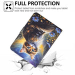 Custodia per tablet smart in ecopelle con filo da cucito Voltage, For iPad 9.7 2018 / 2017