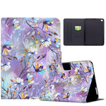 Custodia per tablet smart in ecopelle con filo da cucito Voltage, For iPad 9.7 2018 / 2017