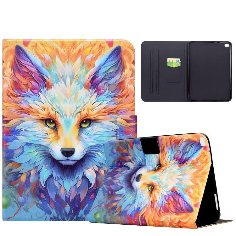 Custodia per tablet smart in ecopelle con filo da cucito Voltage, For iPad 9.7 2018 / 2017