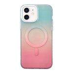 Custodia magnetica TPU con gradiente geometrico per iPhone 12 Pro
