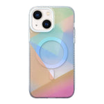Custodia magnetica in TPU con gradiente geometrico per smartphone