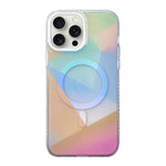 Custodia magnetica in TPU con gradiente geometrico per smartphone