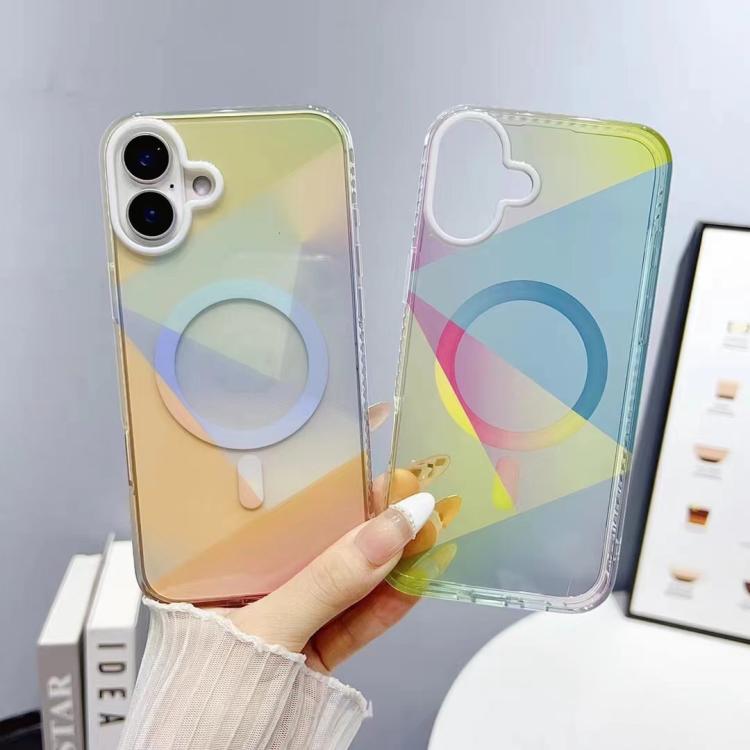 Custodia magnetica in TPU con gradiente geometrico per smartphone