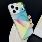 Custodia magnetica in TPU con design geometrico per smartphone co