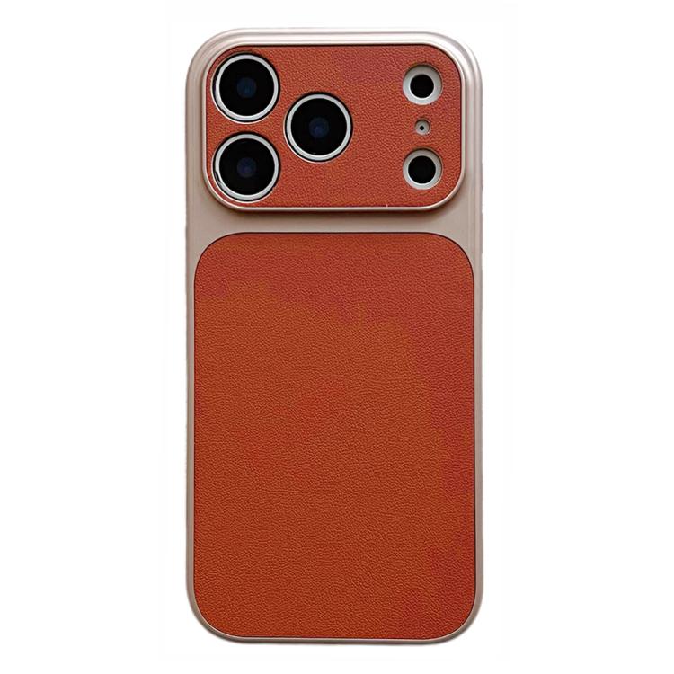 Custodia per telefono con ampia finestra e texture in similpelle a copertura totale., For iPhone 17 Pro Max, For iPhone 17 Pro, For iPhone 17, For iPhone 16 Pro Max, For iPhone 16 Pro, For iPhone 16