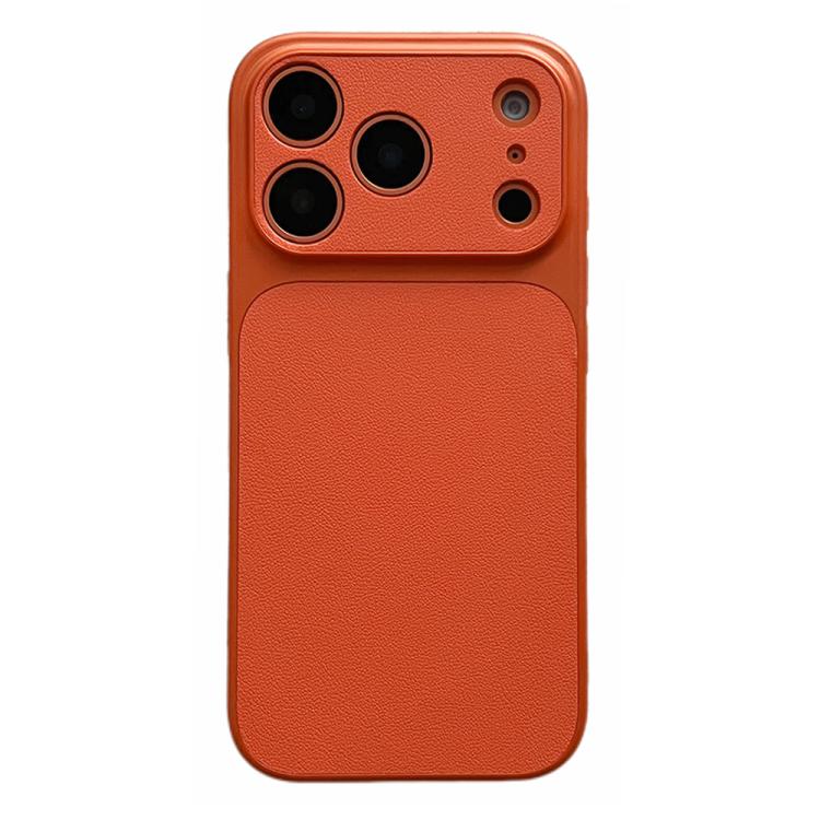 Custodia per telefono con ampia finestra e texture in similpelle a copertura totale., For iPhone 17 Pro Max, For iPhone 17 Pro, For iPhone 17, For iPhone 16 Pro Max, For iPhone 16 Pro, For iPhone 16