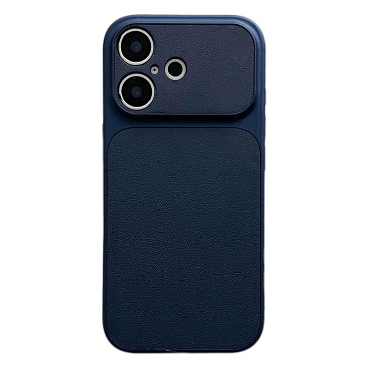 Custodia per telefono con ampia finestra e texture in similpelle a copertura totale., For iPhone 17 Pro Max, For iPhone 17 Pro, For iPhone 17, For iPhone 16 Pro Max, For iPhone 16 Pro, For iPhone 16