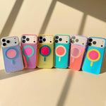 Custodia CICI-CITY CH-56 Macaron Aurora per iPhone 16 Pro Max