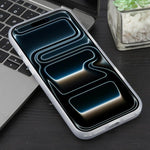 DFANS DESIGN - Custodia magnetica per telefono con cornice trasparente in policarbonato a copertura totale., For iPhone 17 Pro Max