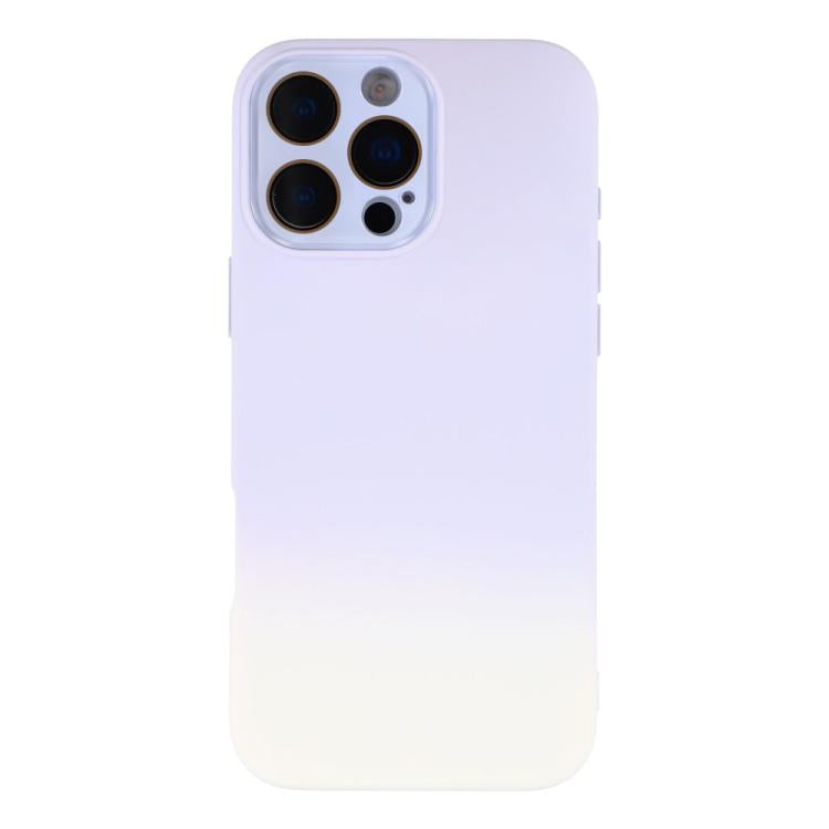 Custodia per telefono in TPU con gradiente bicolore e rivestimento in fibra, con protezione per l'obiettivo., For iPhone 16 Pro Max, For iPhone 16 Pro, For iPhone 16 Plus, For iPhone 16