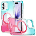 Custodia magnetica trasparente con effetto sfumato per iPhone 17