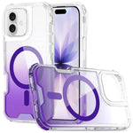 Custodia magnetica trasparente con effetto sfumato per iPhone 17