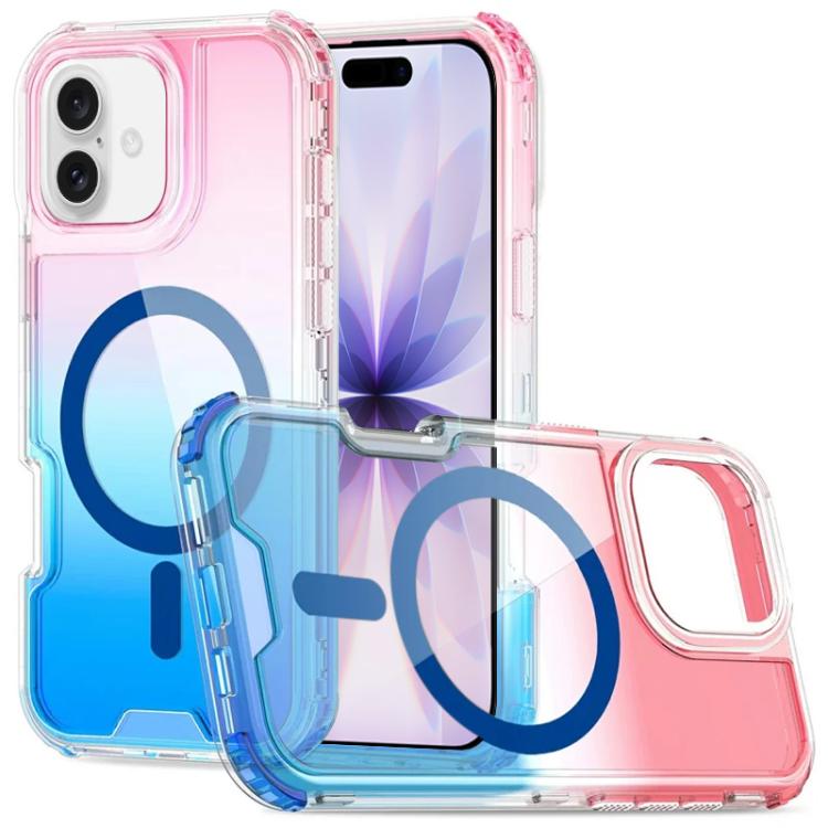 Custodia magnetica trasparente con effetto sfumato per iPhone 17