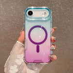 Custodia magnetica trasparente con effetto sfumato per iPhone 17