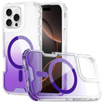 Custodia magnetica trasparente con effetto sfumato per iPhone 16