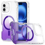 Custodia magnetica trasparente con effetto sfumato per iPhone 16