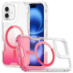 Custodia magnetica trasparente con effetto sfumato per iPhone 16