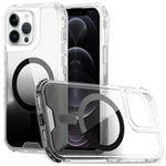 Custodia magnetica trasparente con effetto sfumato, rimovibile., For iPhone 13 Pro, For iPhone 12 / 12 Pro, For iPhone 12 Pro Max, For iPhone 11