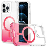 Custodia magnetica trasparente con effetto sfumato, rimovibile., For iPhone 13 Pro, For iPhone 12 / 12 Pro, For iPhone 12 Pro Max, For iPhone 11