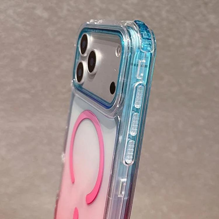 Custodia magnetica trasparente con effetto sfumato, rimovibile., For iPhone 14 / 13, For iPhone 14 Pro, For iPhone 14 Pro Max, For iPhone 13 Pro Max