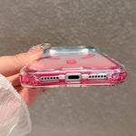 Custodia magnetica trasparente con effetto sfumato, rimovibile., For iPhone 13 Pro, For iPhone 12 / 12 Pro, For iPhone 12 Pro Max, For iPhone 11