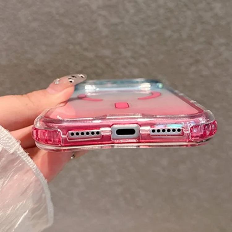 Custodia magnetica trasparente con effetto sfumato, rimovibile., For iPhone 14 / 13, For iPhone 14 Pro, For iPhone 14 Pro Max, For iPhone 13 Pro Max