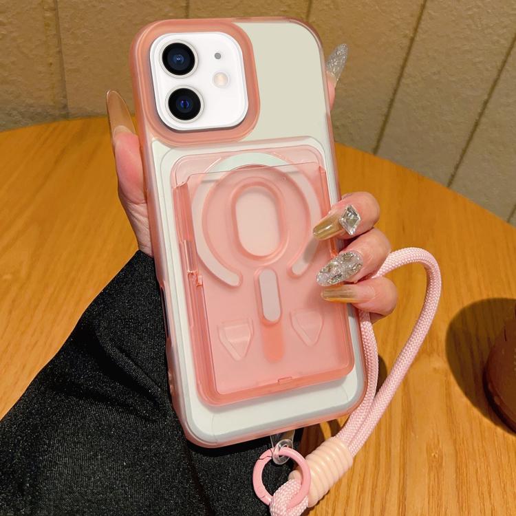 Custodia portafoglio magnetica con porta carte per iPhone 12
