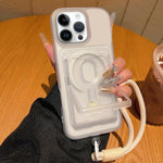 Custodia portafoglio magnetica con porta carte per iPhone 12