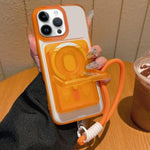 Custodia portafoglio magnetica con porta carte per iPhone 13