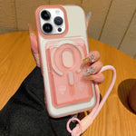 Custodia portafoglio magnetica con porta carte per iPhone 13