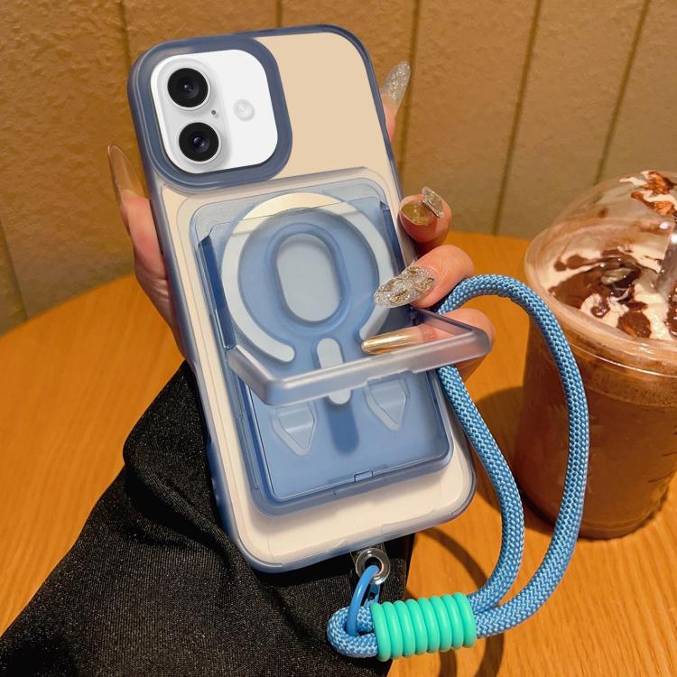Custodia portafoglio magnetica con porta carte iPhone 16 Pro Max