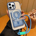 Custodia portafoglio magnetica con porta carte iPhone 16 Pro Max