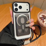 Custodia portafoglio magnetica con porta carte iPhone 17 Pro Max
