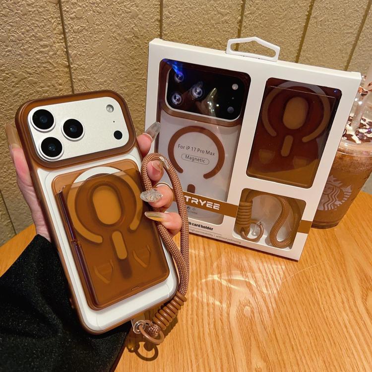 Custodia portafoglio magnetica con porta carte per iPhone 13