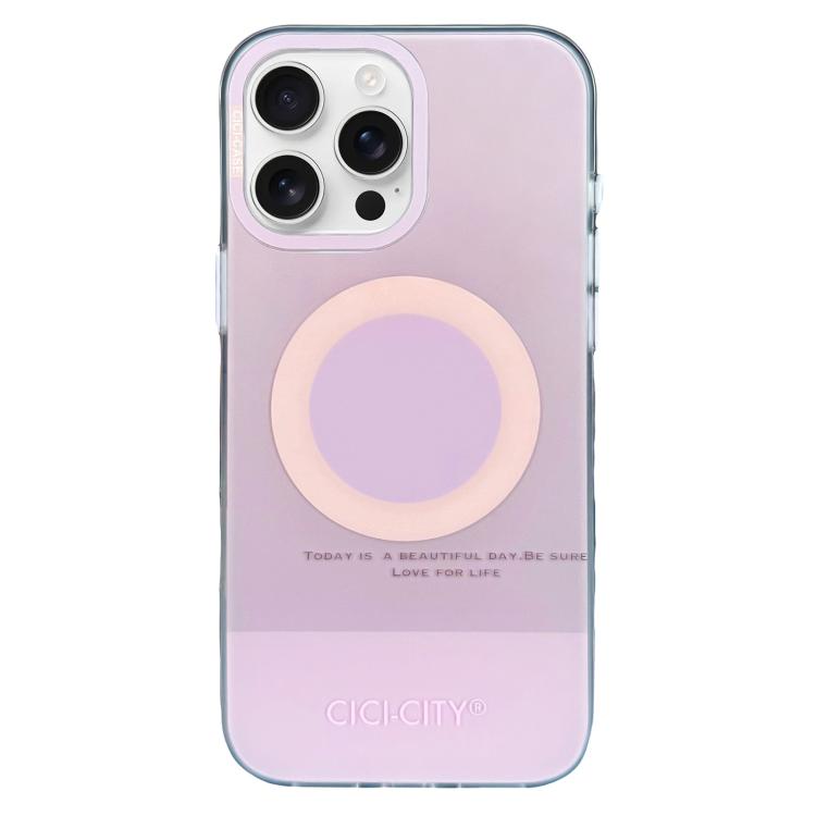 Cover magnetica effetto pelle per iPhone 15 Pro